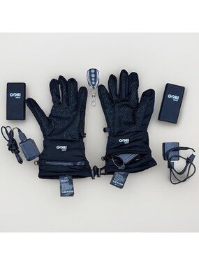 Gobi Heat Stealth 2 Heated Gloves Liners Battery Power Packs size L/XL 3 Levels